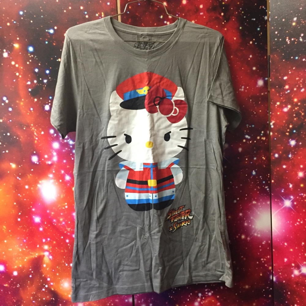 NWOT RARE Hello Kitty Street fighter tee